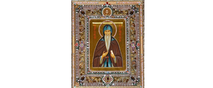 В храм Димитрия Донского прибывает икона святого преподобного Елисея Лавришевского