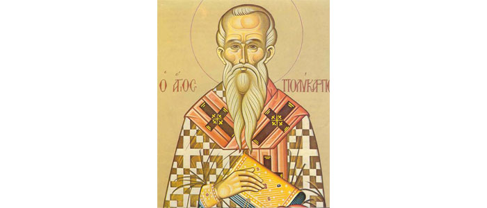Святитель Поликарп, епископ  Смирнский