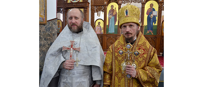 В Прощеное воскресенье епископ Борисовский и Марьиногорский совершил Литургию