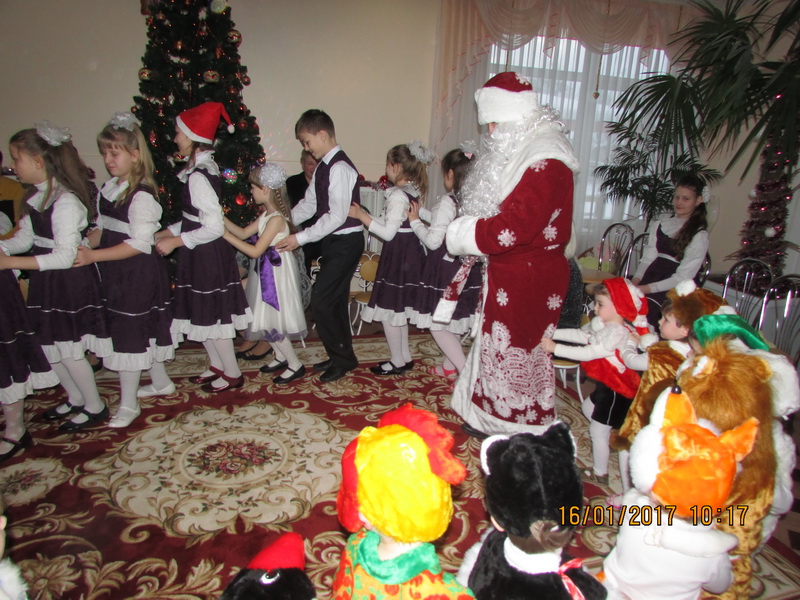 Рождественский утренник в Борисовском доме ребенка