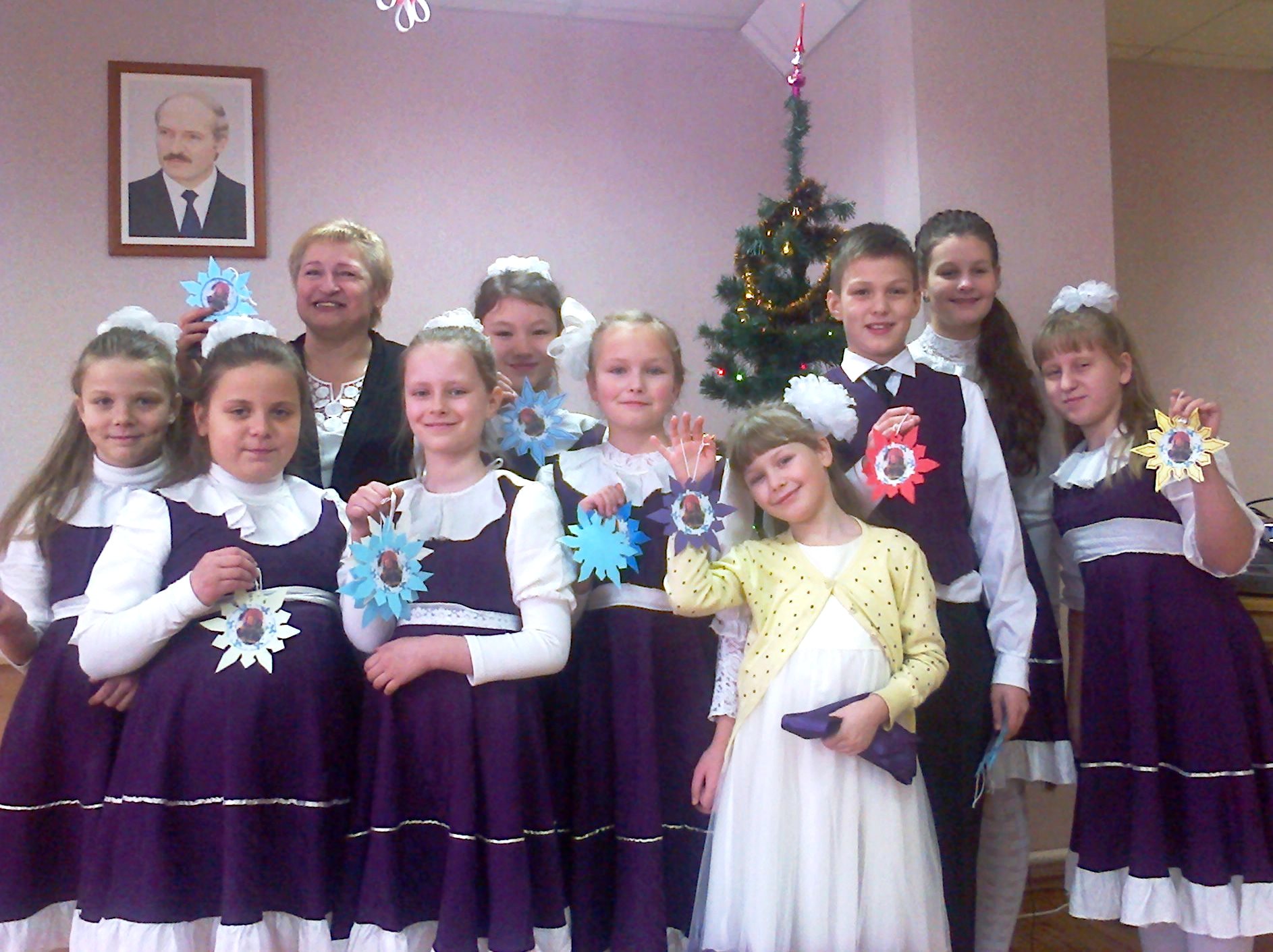 Рождественские встречи в Борисовском родильном доме