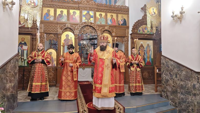 В КАНУН ПРОЩЁНОГО ВОСКРЕСЕНЬЯ ЕПИСКОП АМВРОСИЙ СОВЕРШИЛ ВСЕНОЩНОЕ БДЕНИЕ В КАФЕДРАЛЬНОМ СОБОРЕ